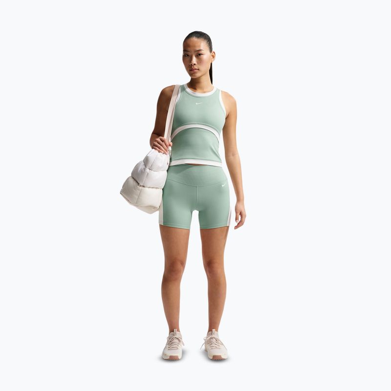 Maglietta da allenamento da donna Nike One Dri-Fit steam/white/white 2