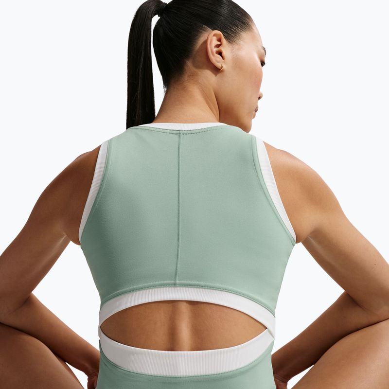 Maglietta da allenamento da donna Nike One Dri-Fit steam/white/white 6