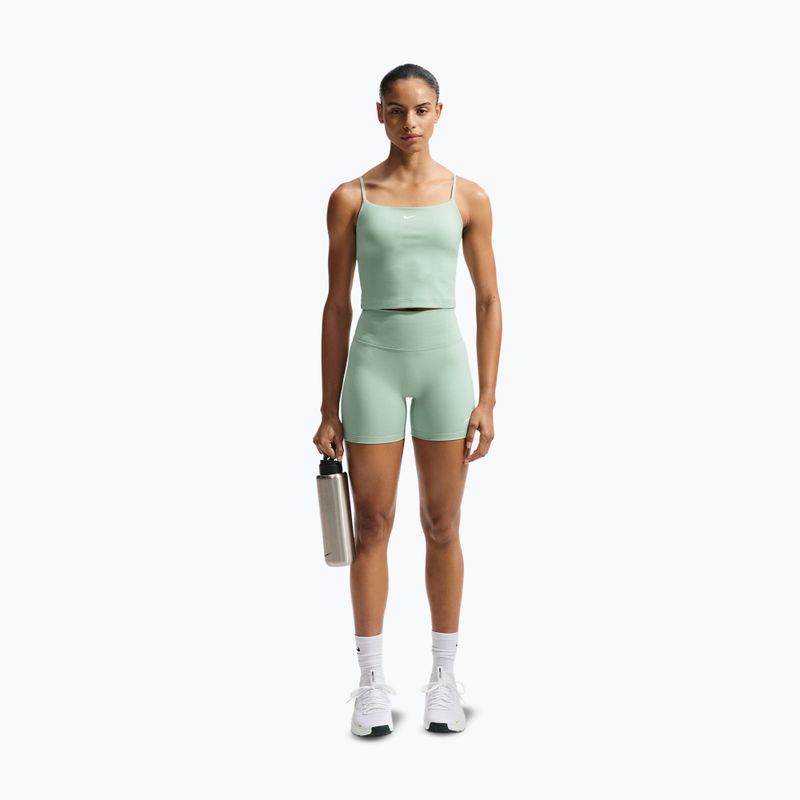 Maglietta da allenamento donna Nike One Medium Support steam/white 2