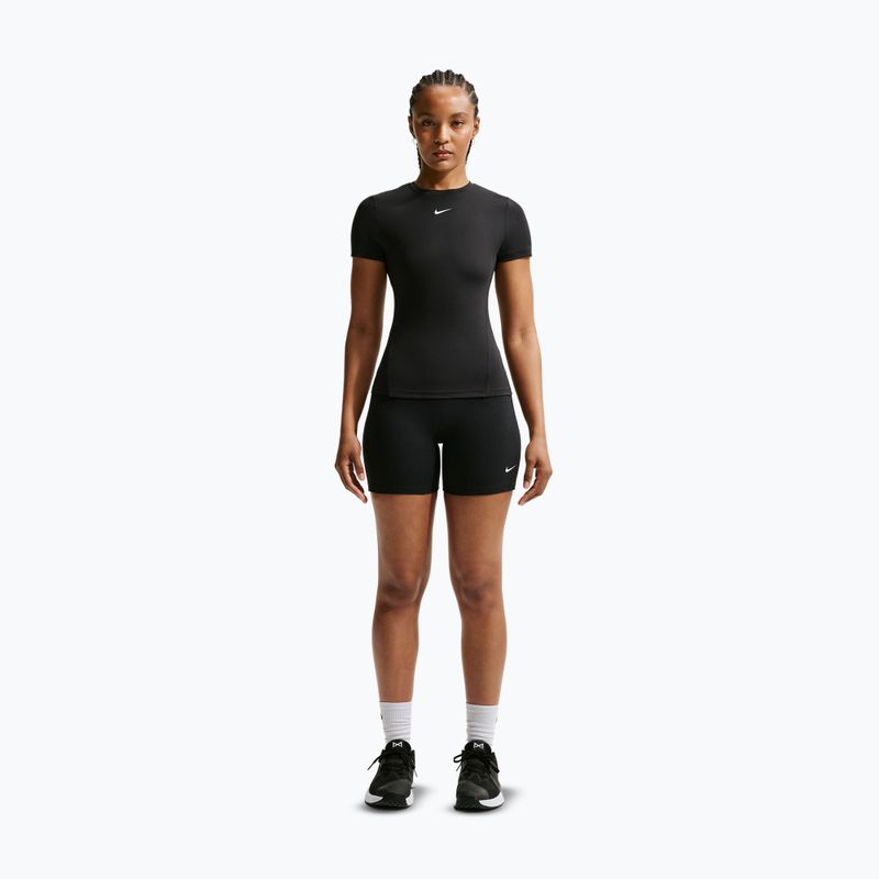 Maglietta da allenamento da donna Nike One Fitted black/white 2