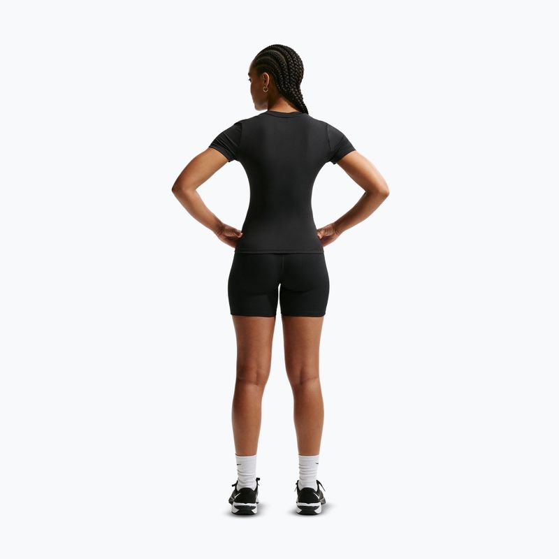 Maglietta da allenamento da donna Nike One Fitted black/white 3