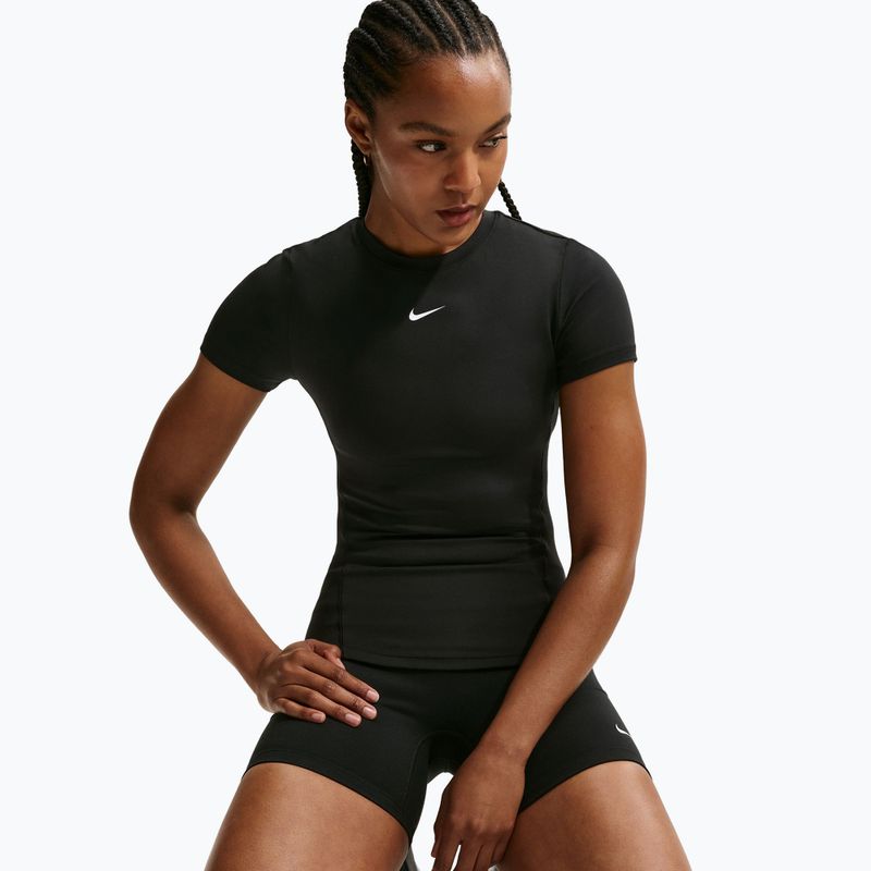 Maglietta da allenamento da donna Nike One Fitted black/white 4