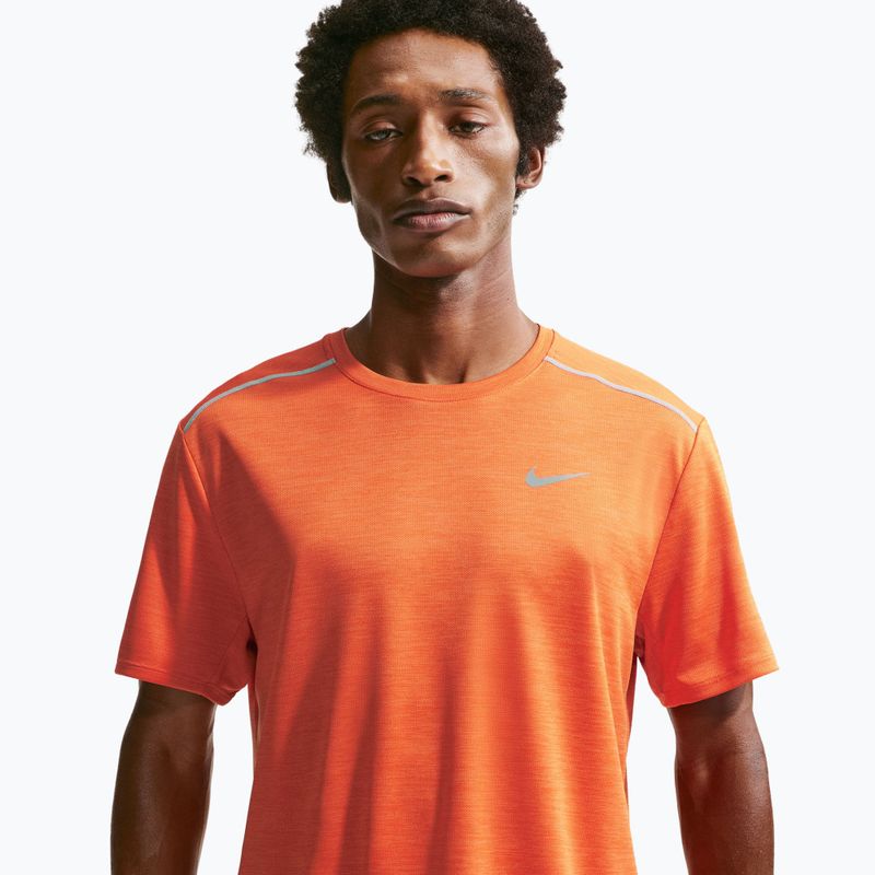 Maglietta da corsa da uomo Nike Miler Dri-Fit UV safety orange 4