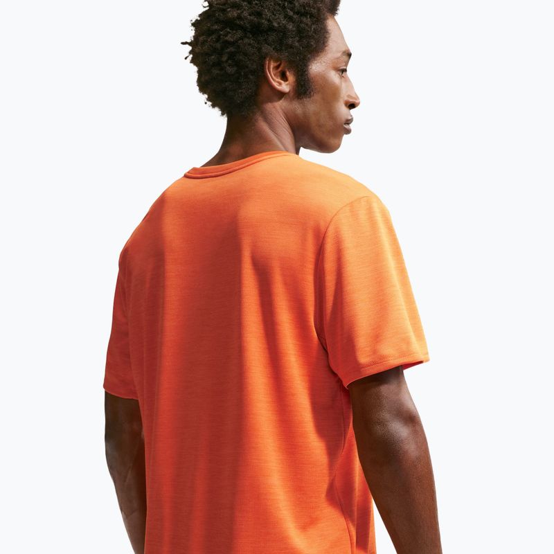 Maglietta da corsa da uomo Nike Miler Dri-Fit UV safety orange 5
