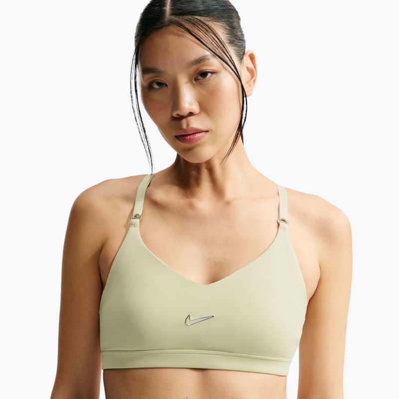 Reggiseno sportivo Nike Indy Padded Gloss olive aura 5
