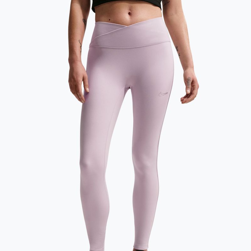 Leggings da donna Nike One High-Waisted Seamless platinum violet 4