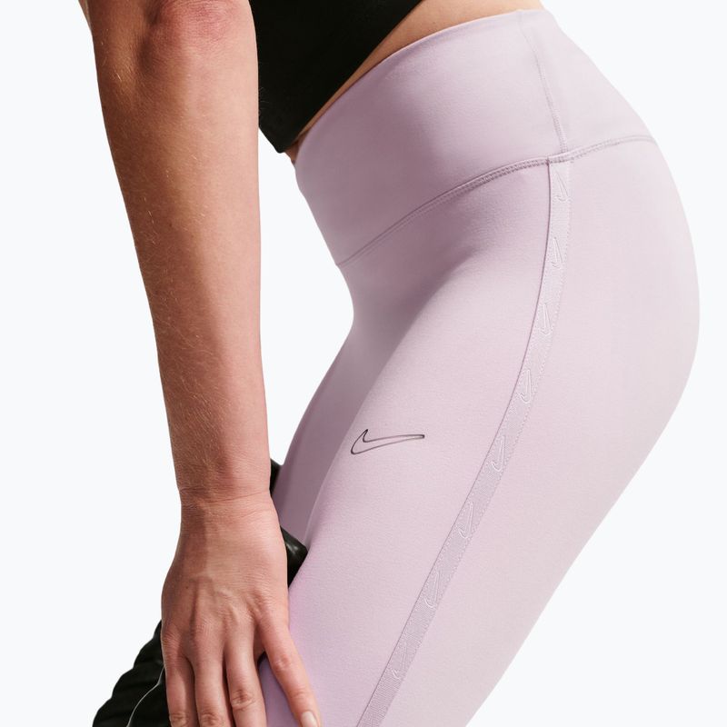 Leggings da donna Nike One High-Waisted Seamless platinum violet 6