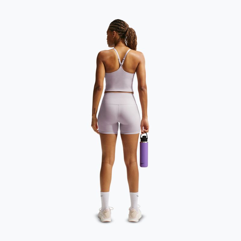 Pantaloncini da donna Nike One Biker 5" platinum violet 3