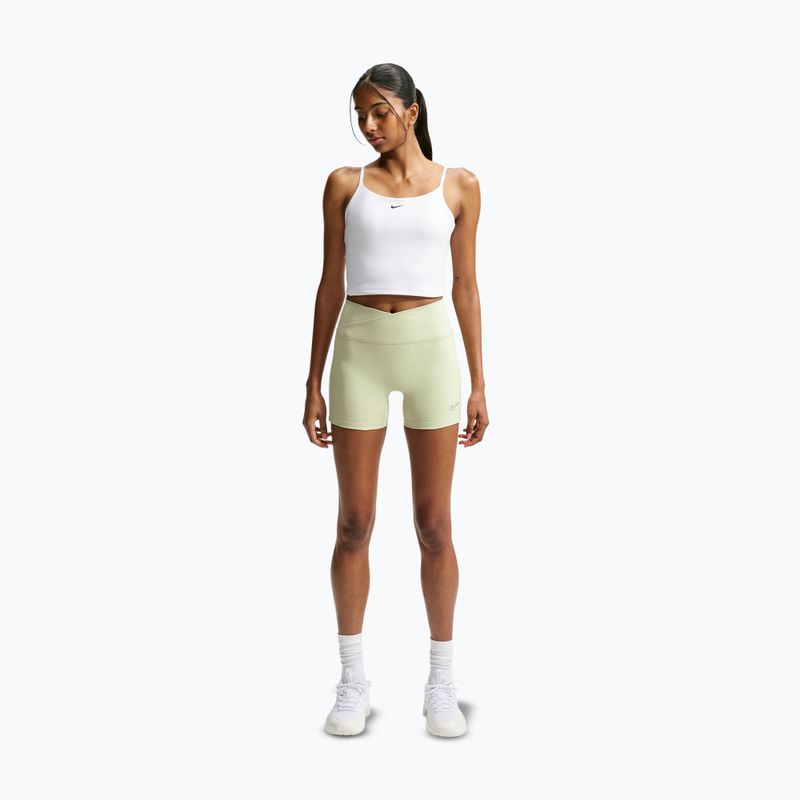 Pantaloncini da donna Nike One Biker 5" olive aura 4