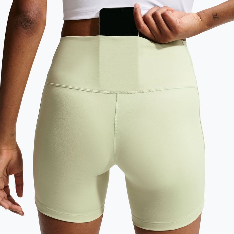 Pantaloncini da donna Nike One Biker 5" olive aura 12
