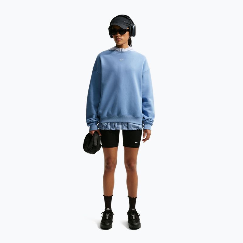 Felpa donna Nike Studio Fleece Medium Weight work blue/sail 2