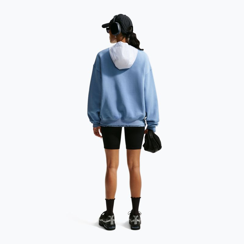 Felpa donna Nike Studio Fleece Medium Weight work blue/sail 3