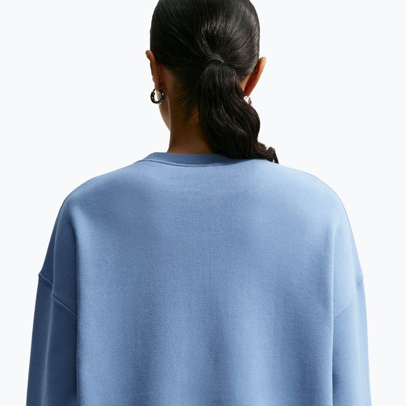 Felpa donna Nike Studio Fleece Medium Weight work blue/sail 6