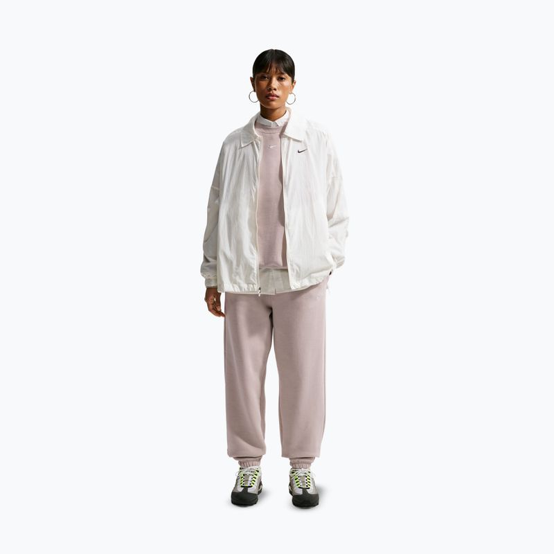 Pantaloni da donna Nike Studio Fleece Medium Weight cream Ii/sail 2