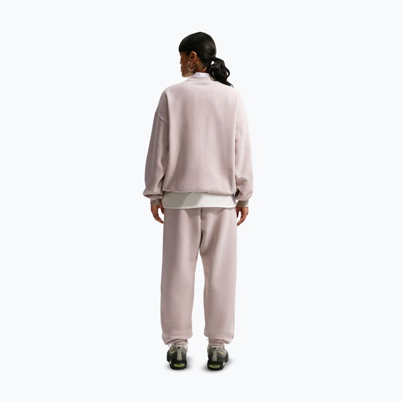 Pantaloni da donna Nike Studio Fleece Medium Weight cream Ii/sail 3