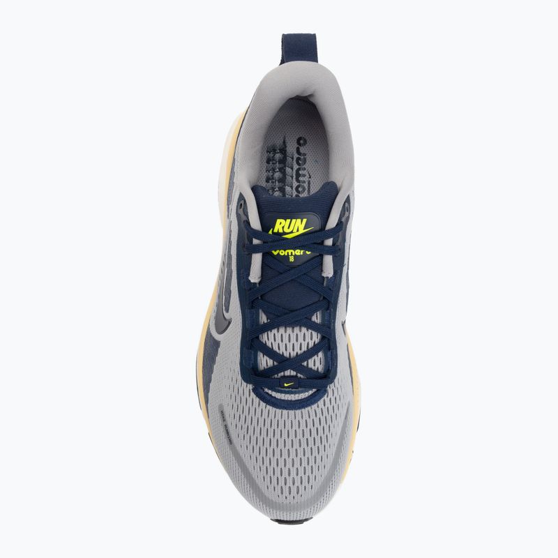 Scarpe da corsa uomo Nike Vomero 18 wolf grey/pewter/sail/midnight navy 5