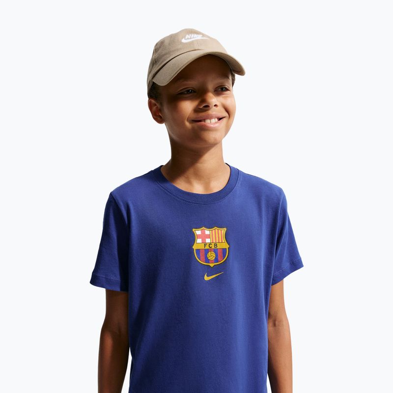 Maglietta per bambini Nike FC Barcelona Soccer deep royal blue 4