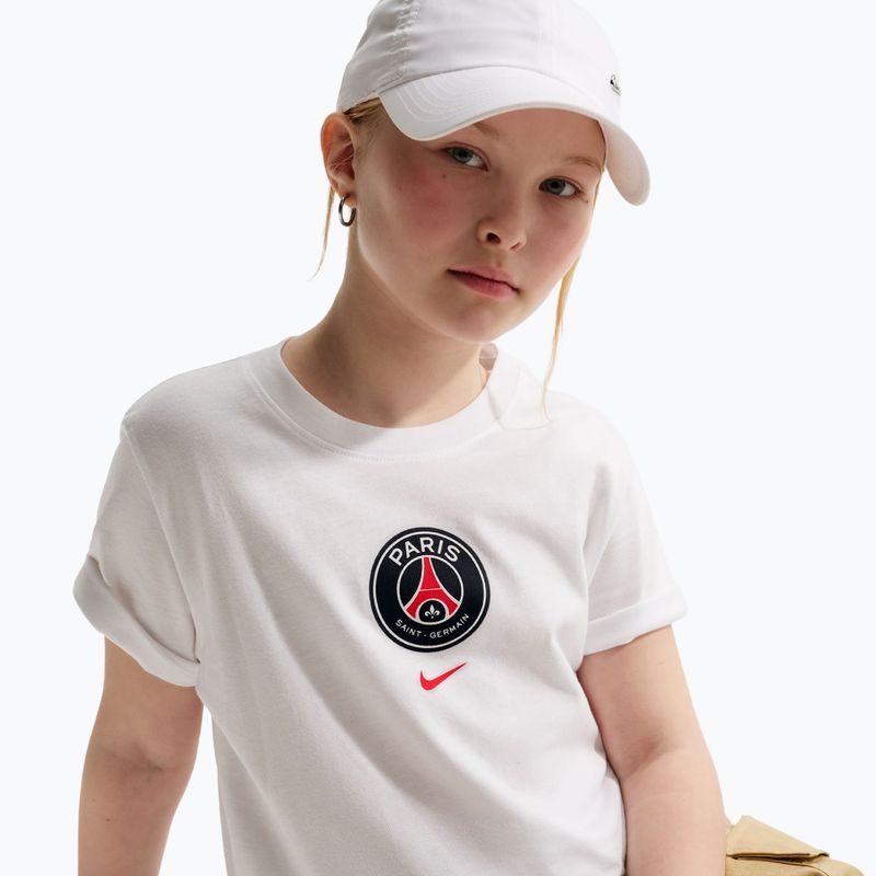 Maglietta per bambini Nike Paris Saint-Germain Soccer white 5