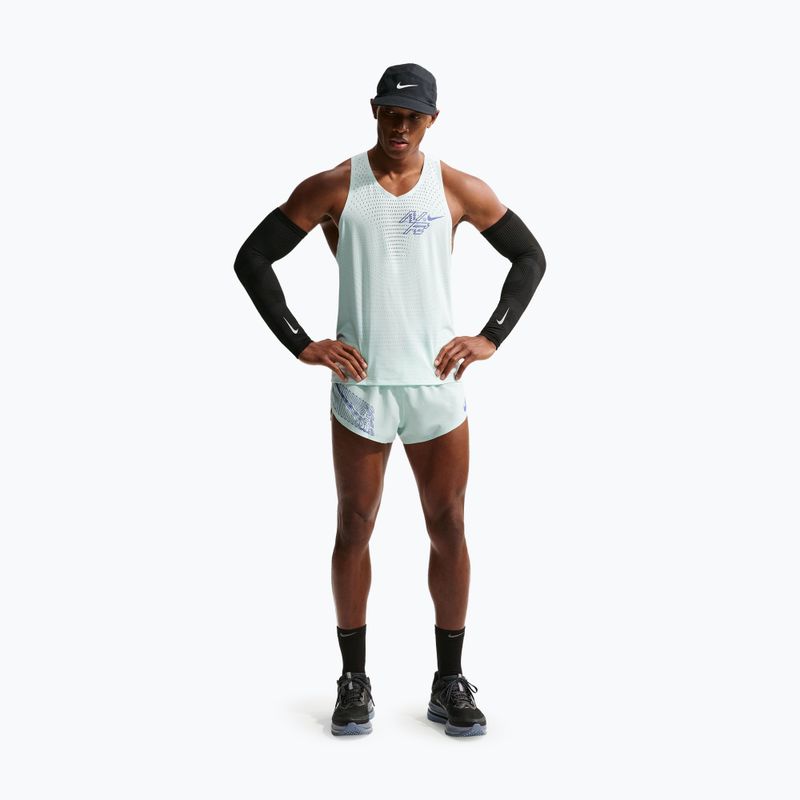 Maglietta da corsa da uomo Nike AeroSwift Dri-Fit ADV Running Singlet barely green/lapis 2