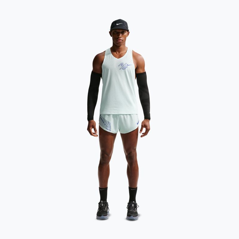 Pantaloncini da corsa da uomo Nike AeroSwift Dri-Fit ADV Brief-Lined 2" barely green/lapis 2