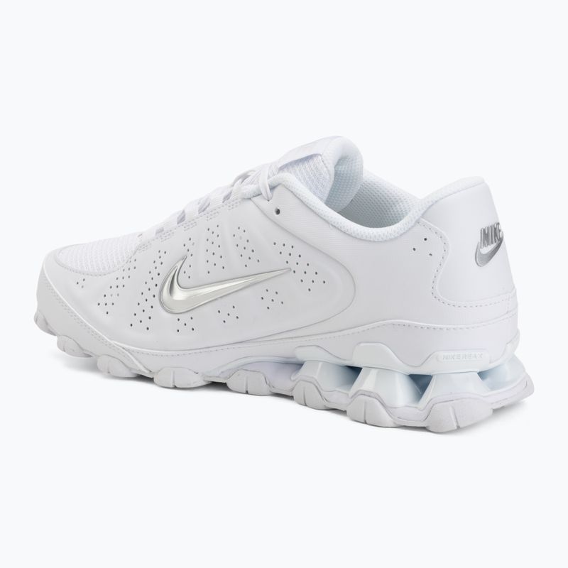 Scarpe da uomo Nike Nike Reax 8 white/pure platinum/metallic silver 3