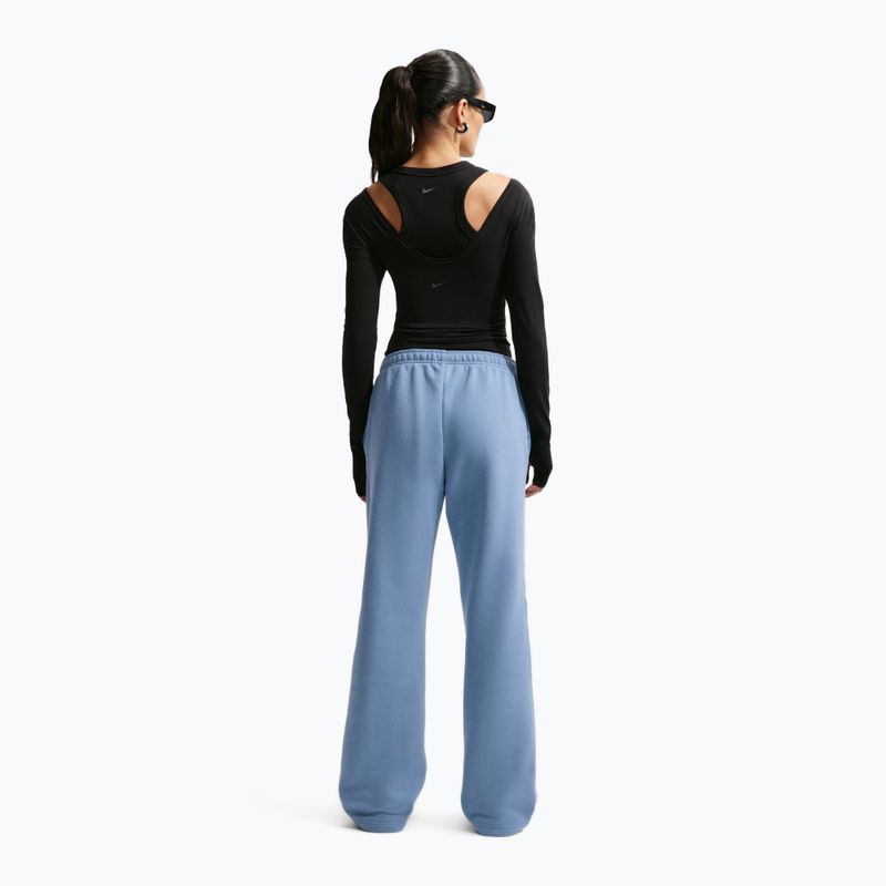 Pantaloni da donna Nike Studio Fleece work blue/sail 3