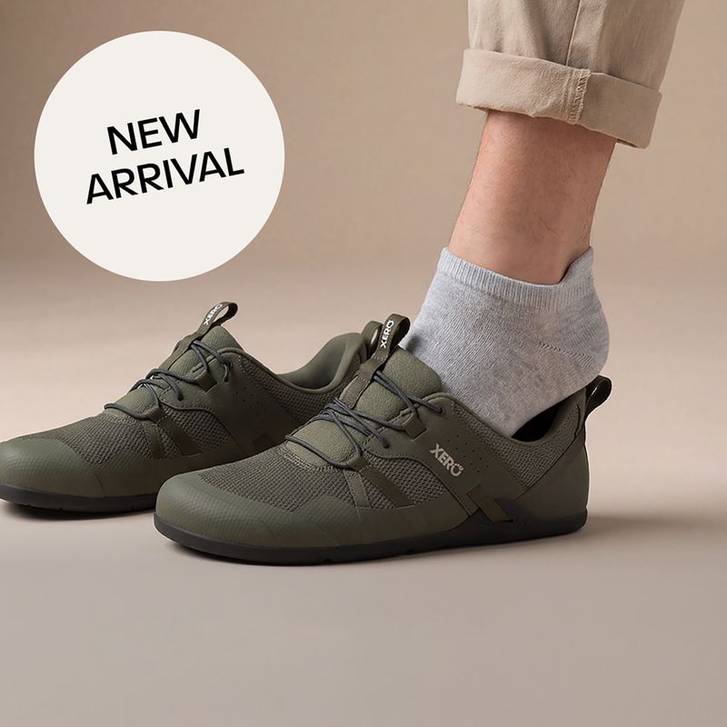 Scarpe barefoot da uomo Xero Shoes Prio Easy On army green 8