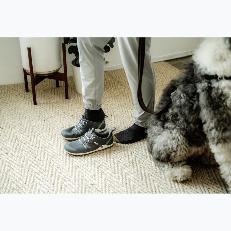 Scarpe barefoot da uomo Xero Shoes Prio Easy On steel gray 10