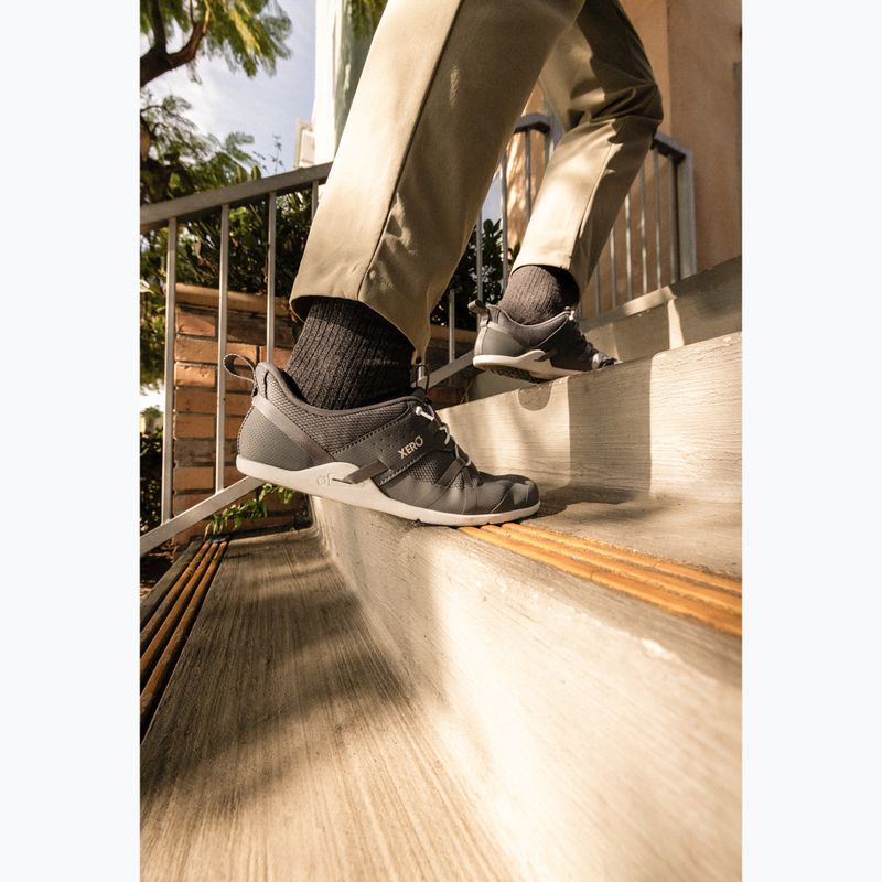 Scarpe barefoot da uomo Xero Shoes Prio Easy On steel gray 13
