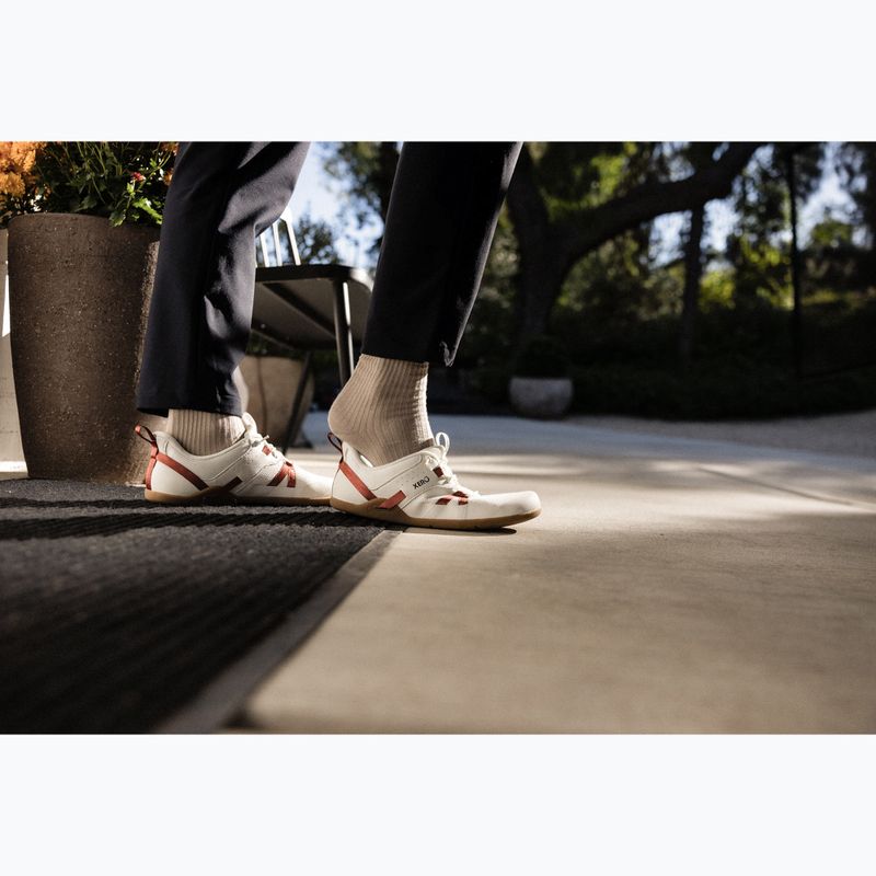 Scarpe barefoot da donna Xero Shoes Prio Easy On egret/burnt brick 8