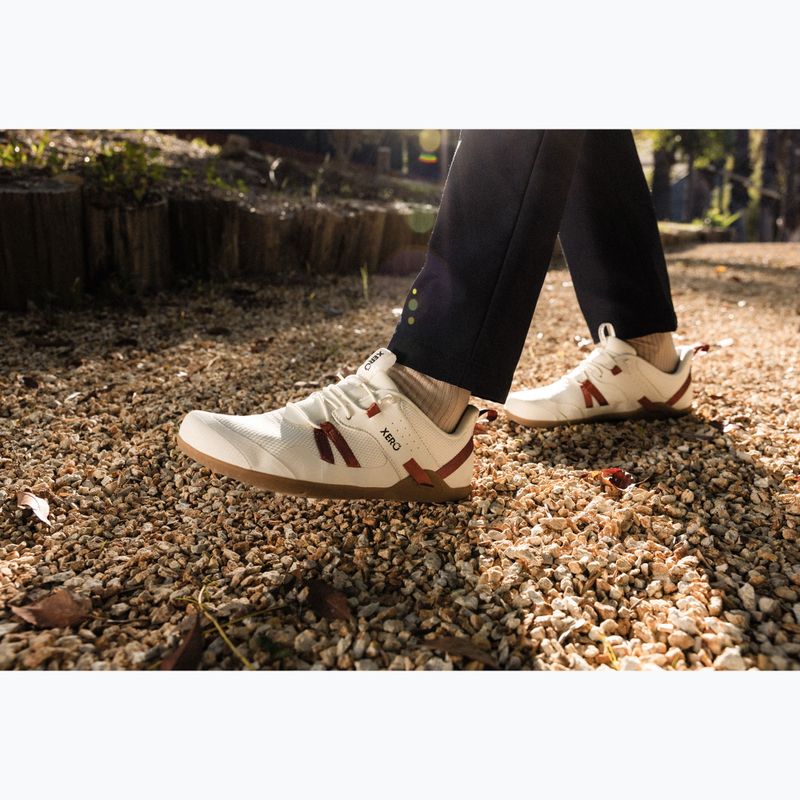 Scarpe barefoot da donna Xero Shoes Prio Easy On egret/burnt brick 9