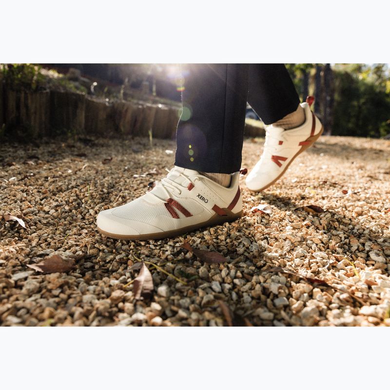 Scarpe barefoot da donna Xero Shoes Prio Easy On egret/burnt brick 10