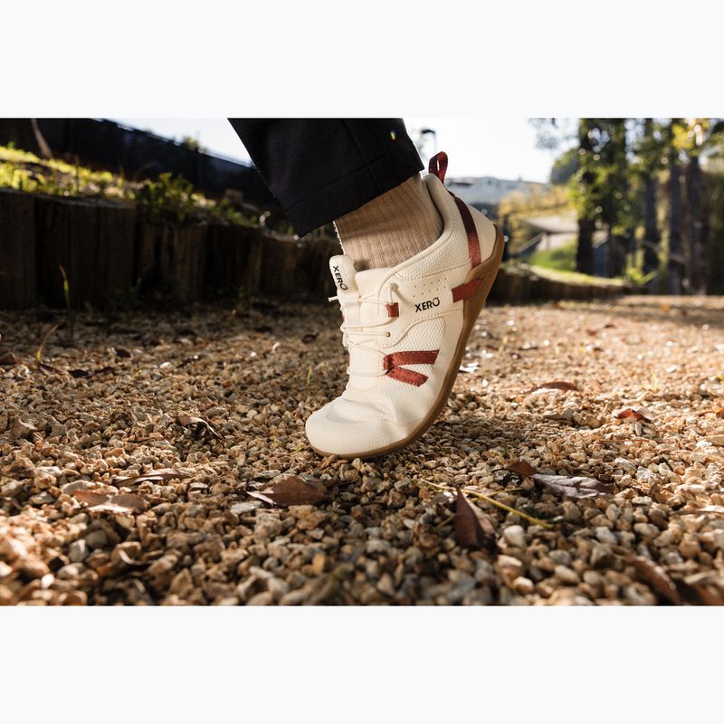 Scarpe barefoot da donna Xero Shoes Prio Easy On egret/burnt brick 11