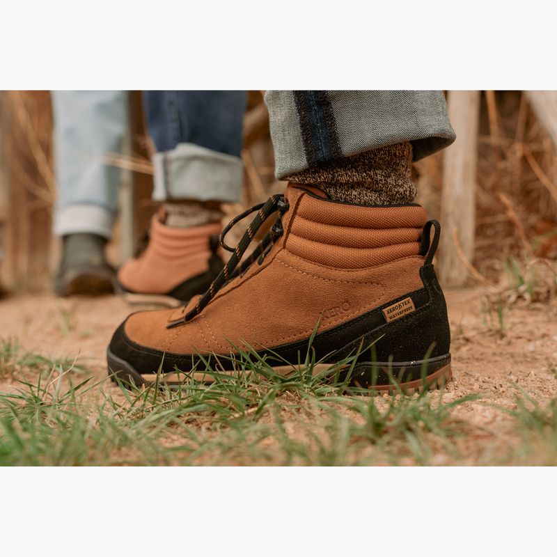 Scarpe barefoot uomo Xero Shoes Ridgeway Suede dark irish cream 10