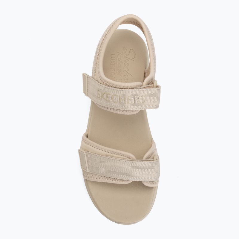 Sandali da donna SKECHERS D'Lux Walker Adored Days beige 5