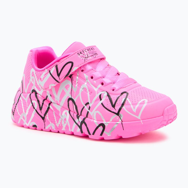 Scarpe bambini SKECHERS Uno Lite Love Levitate hot pink/multi