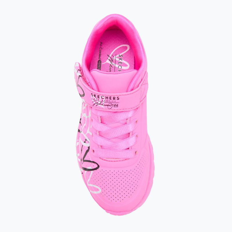 Scarpe bambini SKECHERS Uno Lite Love Levitate hot pink/multi 5
