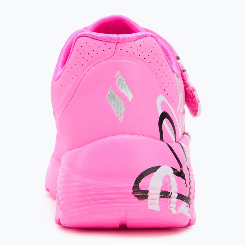 Scarpe bambini SKECHERS Uno Lite Love Levitate hot pink/multi 6
