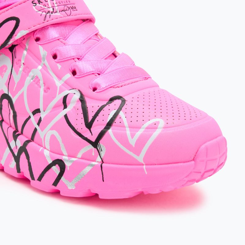 Scarpe bambini SKECHERS Uno Lite Love Levitate hot pink/multi 7