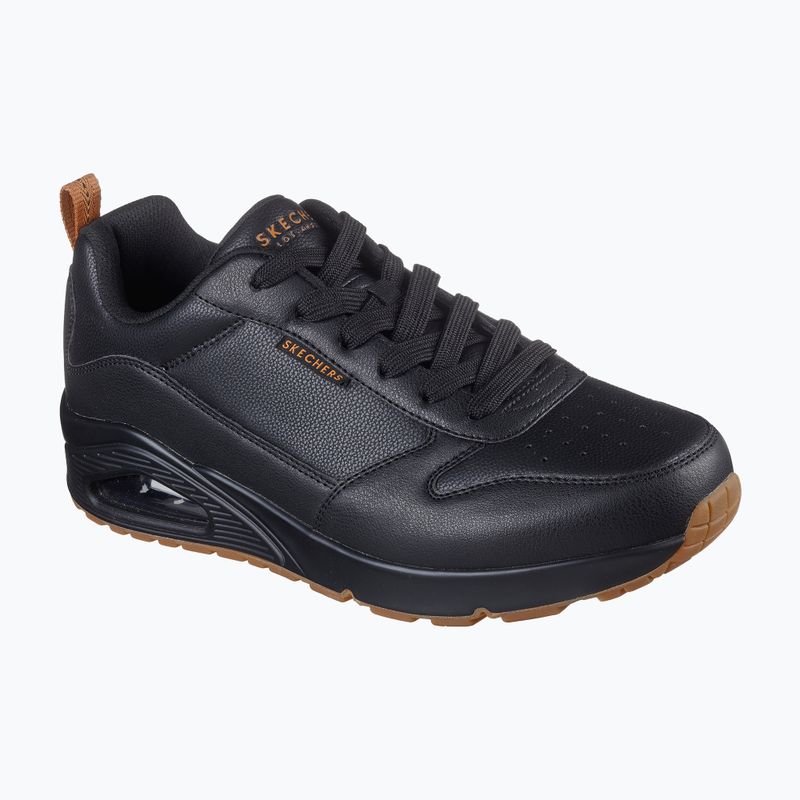 Scarpe da uomo Skechers Uno Alder nere 8