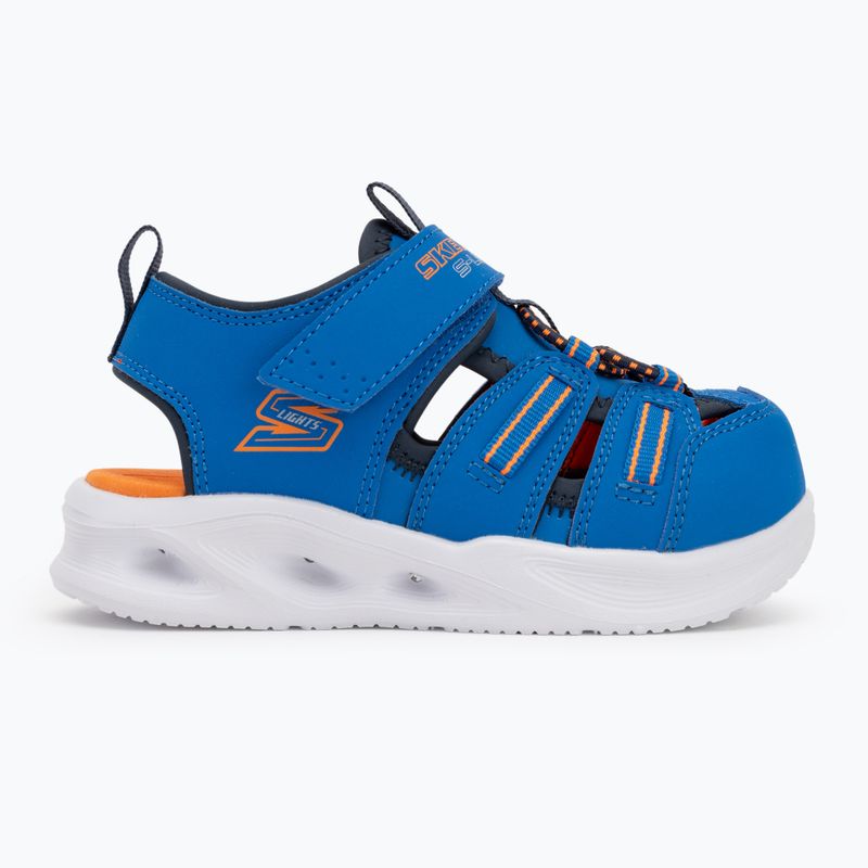 SKECHERS S-Lights Sola Glow sandali per bambini blu/lime 2