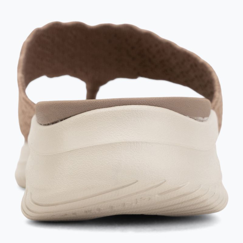Ciabatte da donna SKECHERS Ultra Flex 3.0 Rhythm Waves brown 6