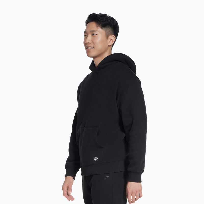 Felpa da uomo SKECHERS Max Soft Hoodie black 3