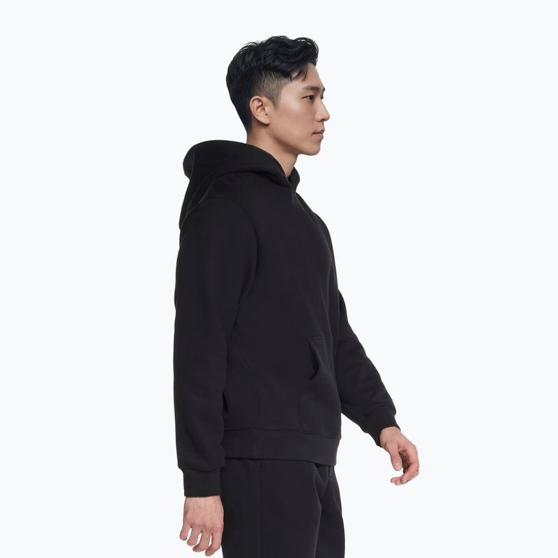 Felpa da uomo SKECHERS Max Soft Hoodie black 4