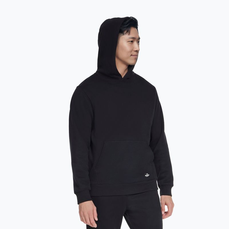 Felpa da uomo SKECHERS Max Soft Hoodie black 5