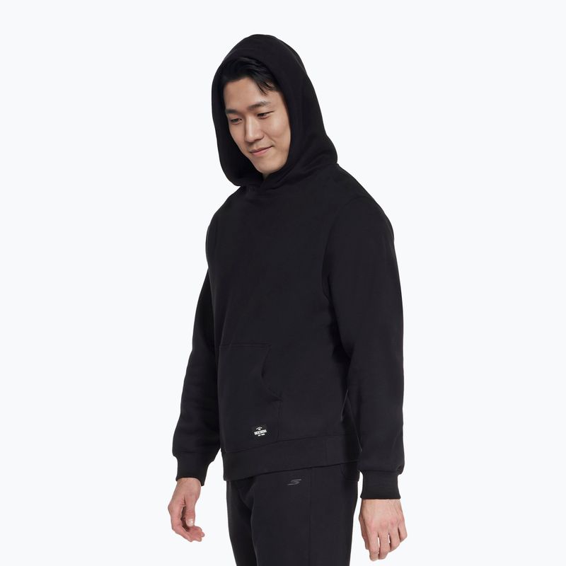 Felpa da uomo SKECHERS Max Soft Hoodie black 6