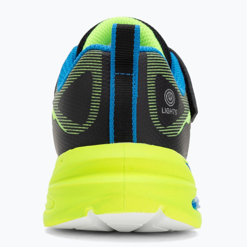SKECHERS Flex-Glow Ultra nero/blu/lime scarpe per bambini 6