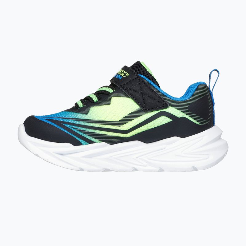 SKECHERS Flex-Glow Ultra nero/blu/lime scarpe per bambini 3