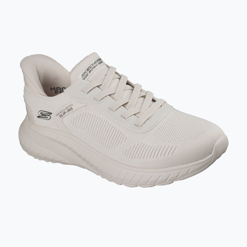 Scarpe da uomo SKECHERS Bobs Squad Chaos Solid Step white 8