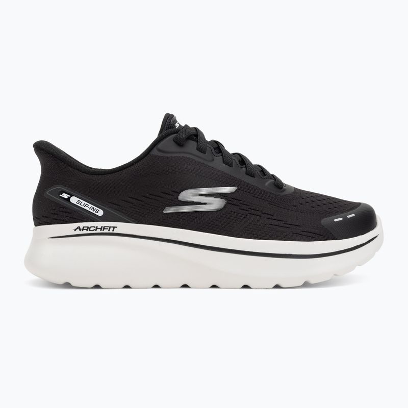SKECHERS Uomo Go Walk Arch Fit N-Joy Nobend nero/bianco 2